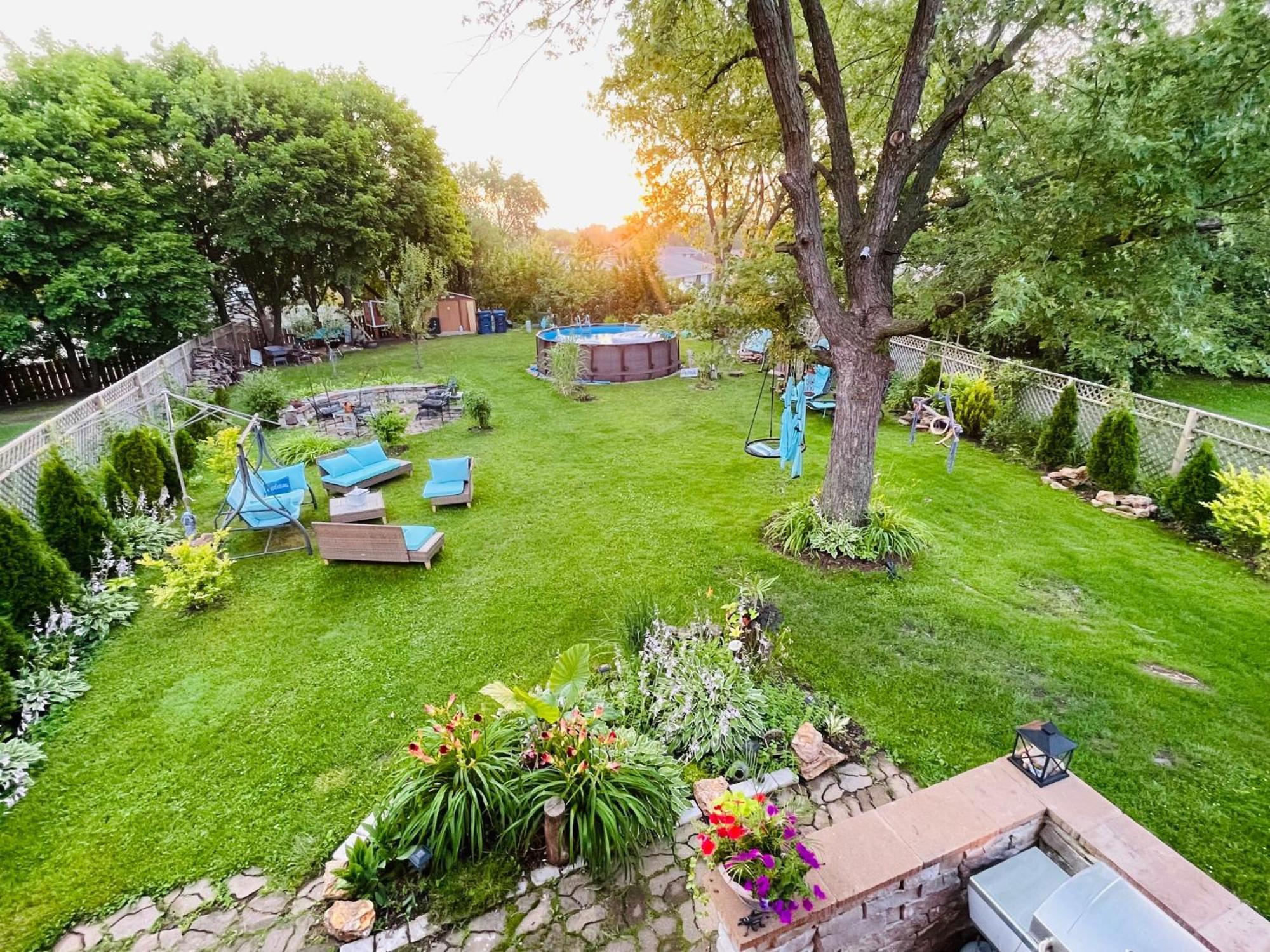 Schaumburg Paradise Oasis With A Secret Garden And Private Pool Buitenkant foto